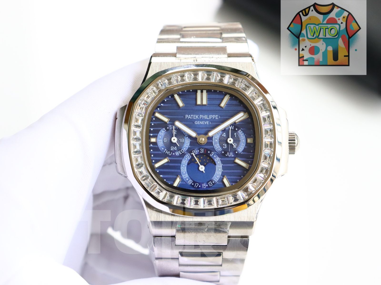 WTO通販 Patek Philippe パテックフィリップ ネロイディア 八角形ベゼルを特徴とする-WTO輸入-CNQ89