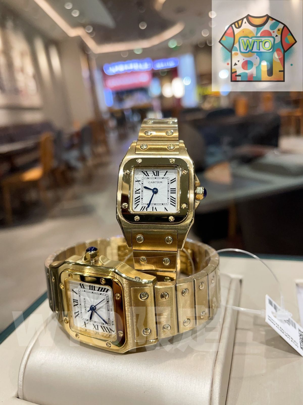 WTO通販 Cartier カルティエ レトロサントスシリーズ 精密なブラッシング加工を特徴とする WTO輸入 SVZ 91