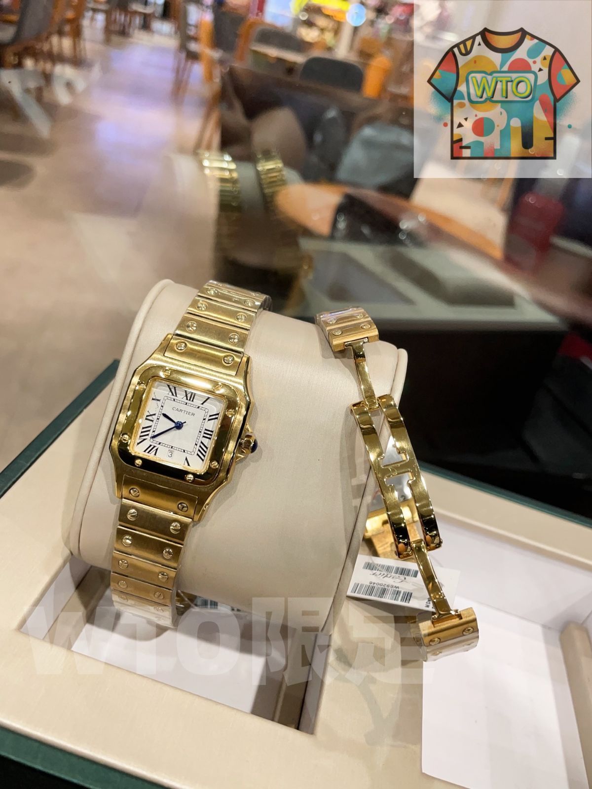 WTO通販 Cartier カルティエ レトロサントスシリーズ 精密なブラッシング加工を特徴とする-WTO輸入-SVZ91