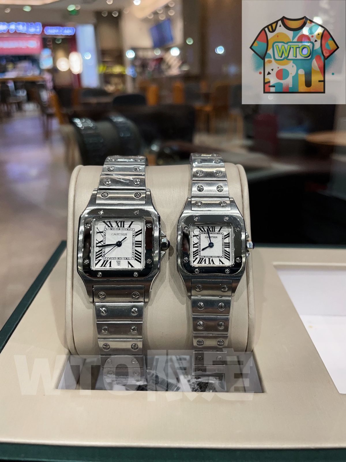 WTO通販 Cartier カルティエ レトロサントスシリーズ 精密なブラッシング加工を特徴とする-WTO輸入-ZMC14