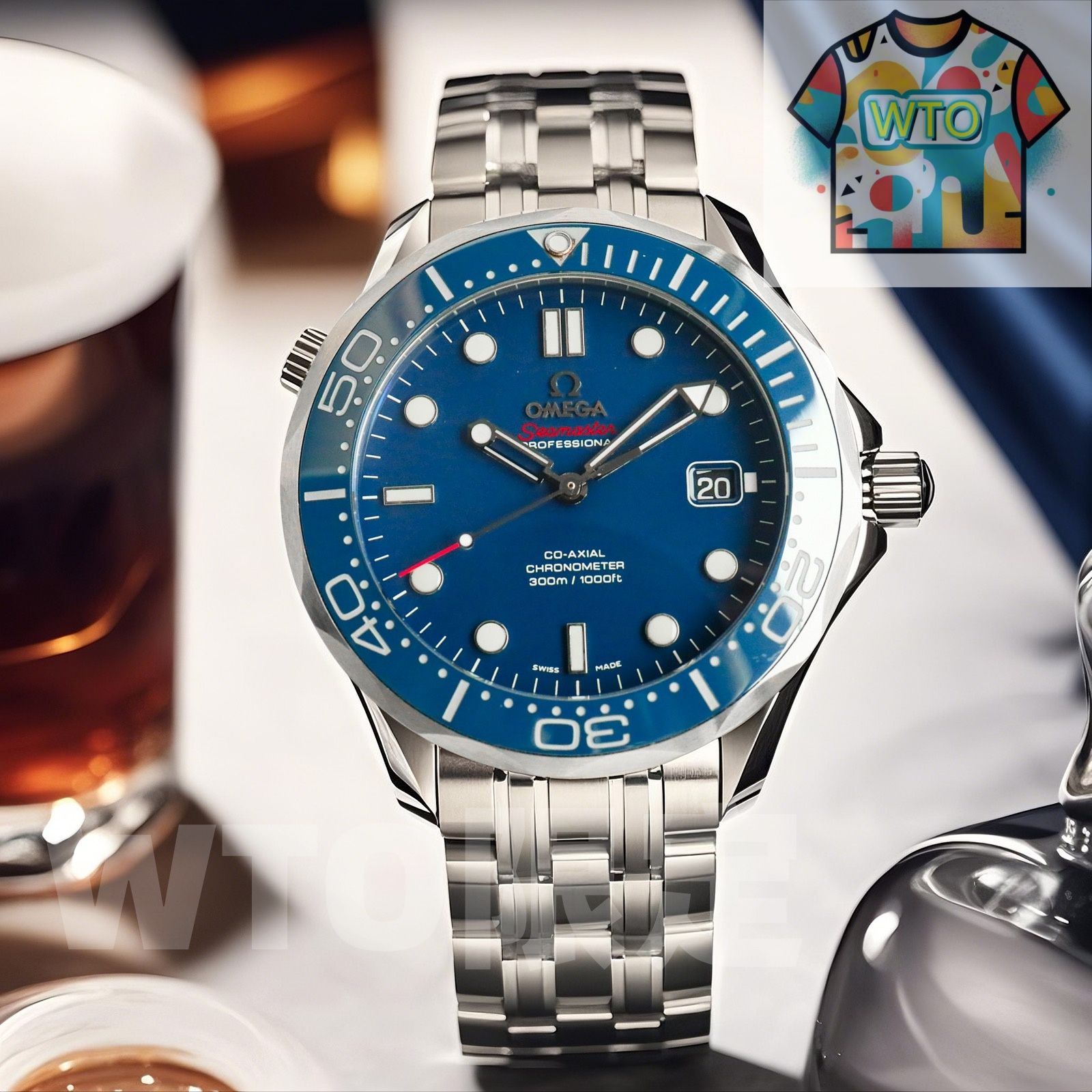 WTO通販 Omega オメガ シーマスター300Mシリーズ セラミックベゼルを特徴とする-WTO輸入-DPM72