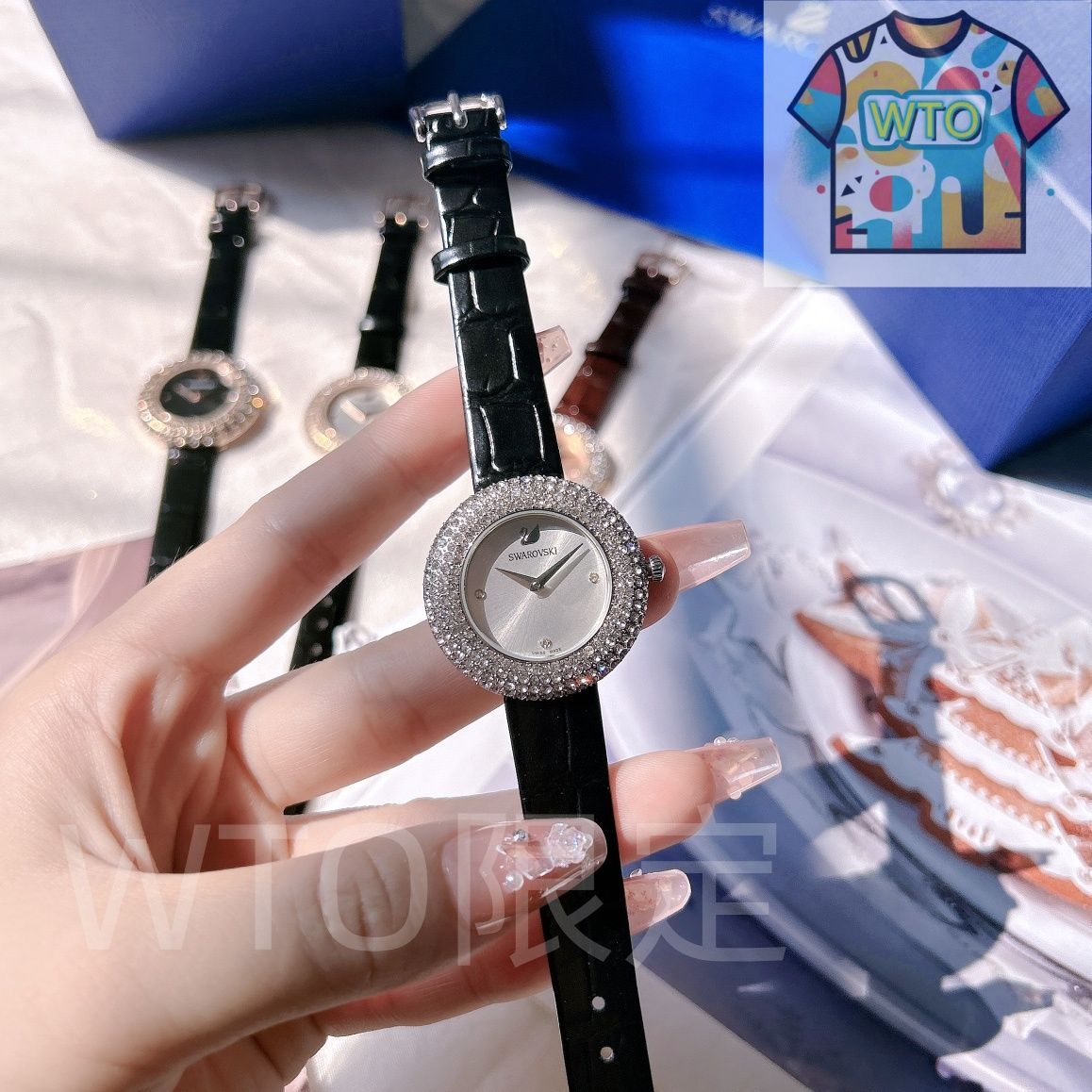 輝きのクォーツ腕時計 4