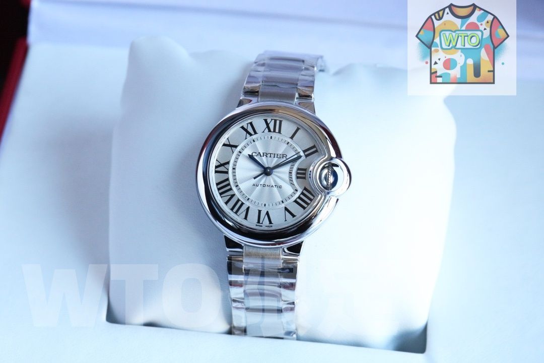 WTO通販 CARTIER カルティエ バロンブルー トップ 自動機械 316 ステンレススチール製-WTO輸入-CMK 34