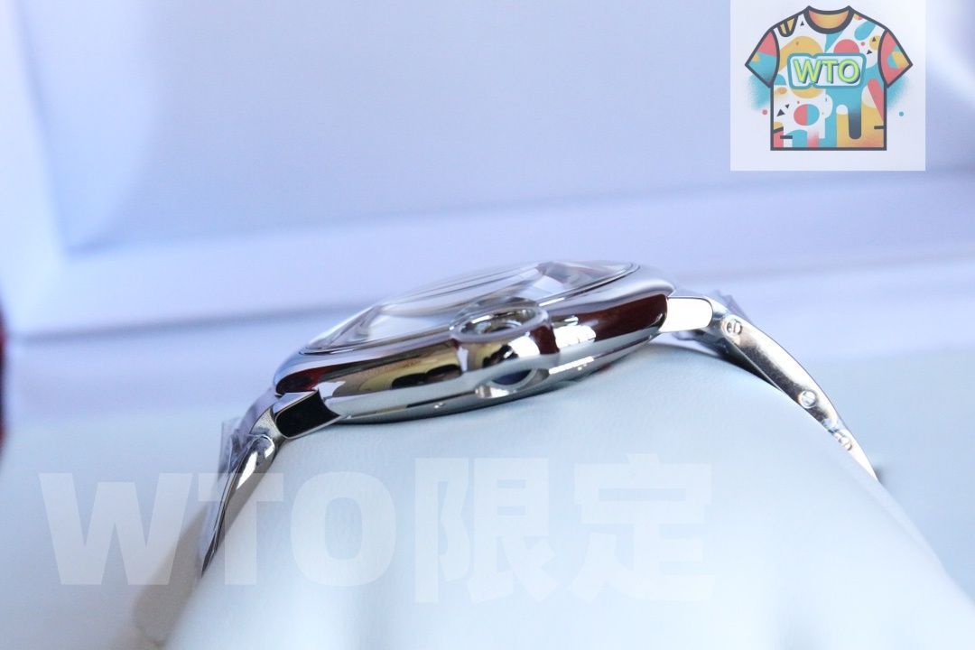 イタリア製黒革バンド