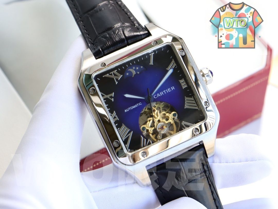 WTO通販 CARTIER カルティエ スクエア 男性向け角型デザイン WTO輸入 EIV 54