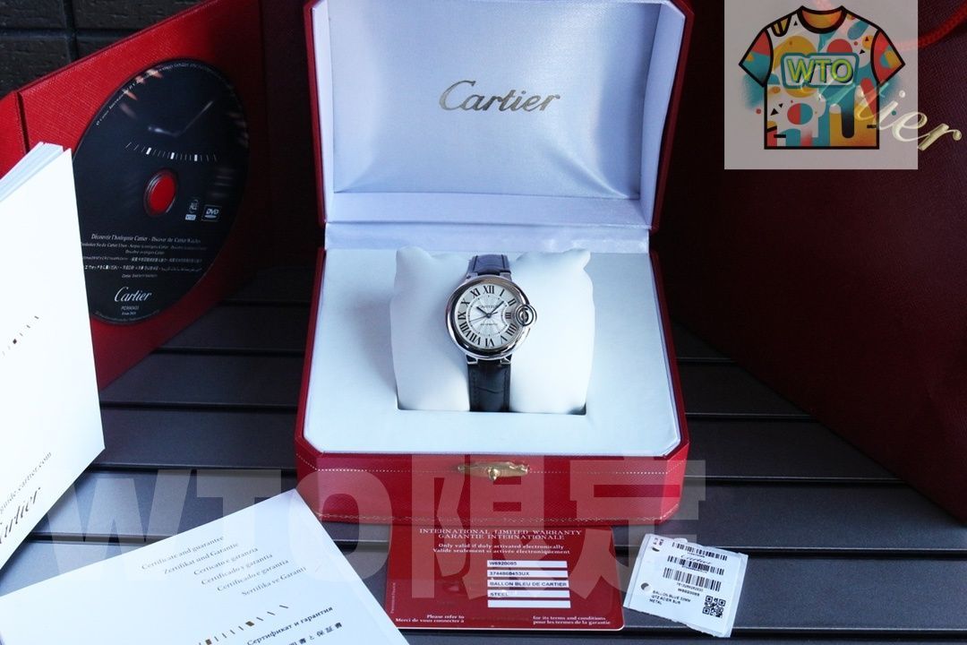 WTO通販 CARTIER カルティエ バロンブルー トップ 自動機械 316 ステンレススチール製-WTO輸入-ZFJ70