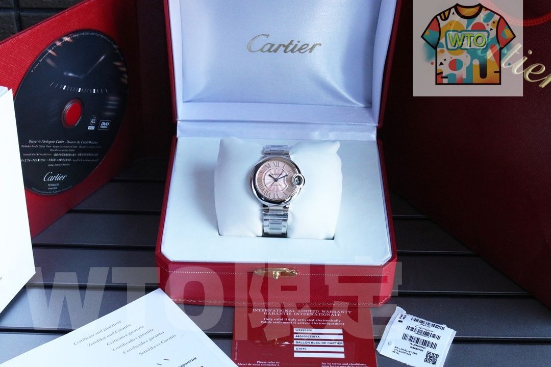 WTO通販 CARTIER カルティエ バロンブルー トップ 自動機械 316 ステンレススチール製-WTO輸入-ZYX78