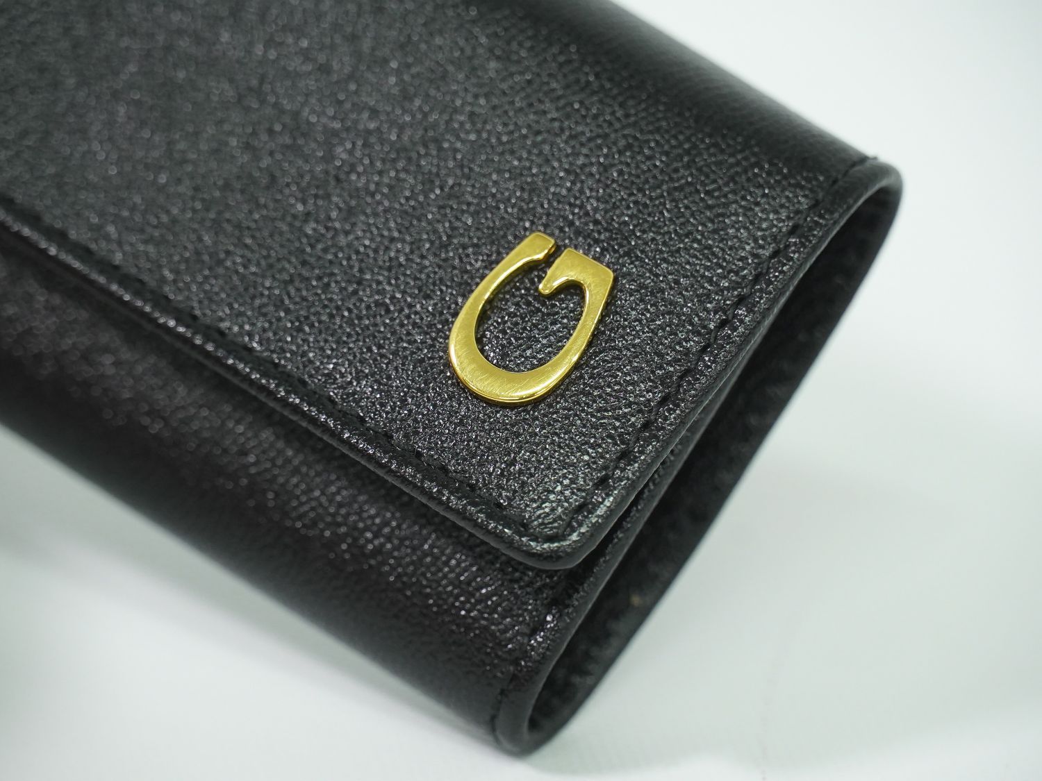  グッチ GUCCI Gロゴ キーケース 4連 レザー ブラック 雑貨小物 フォロー割 キーケース 小物