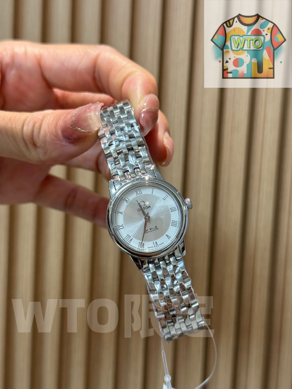  今日 OMEGA 蝶 黒銀モデル-WTO輸入2 腕時計(デジタル) 時計