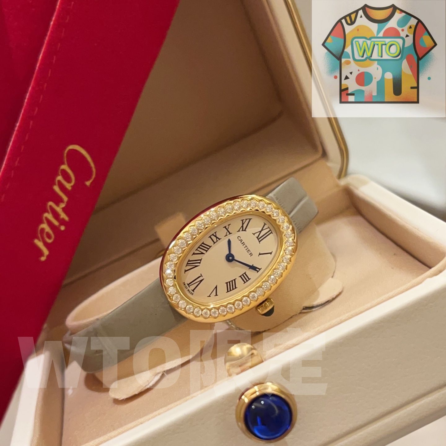 今日 Cartier カルティエ 浴缸シリーズ 楕円形の形状を備える