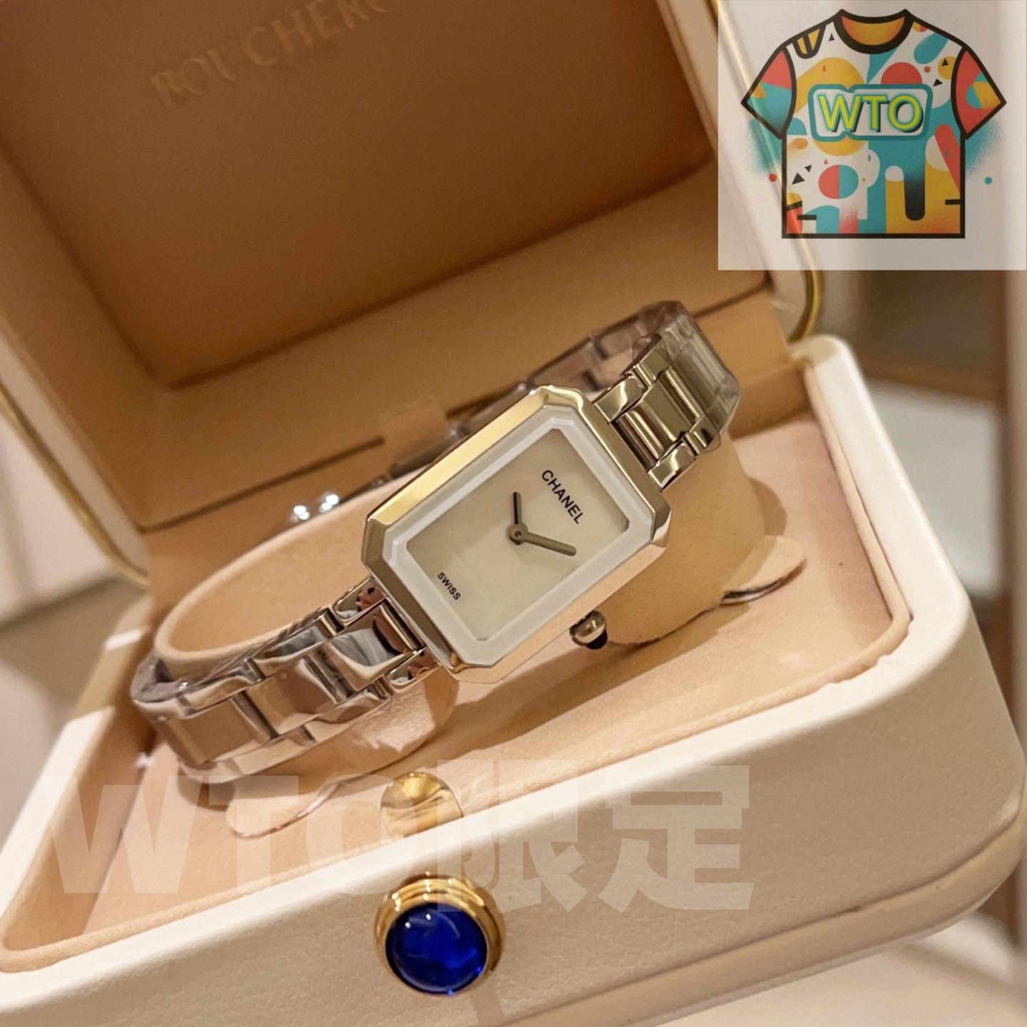 今日 Chanel シャネル 方糖シリーズ 八角形の文字盤デザインを備え