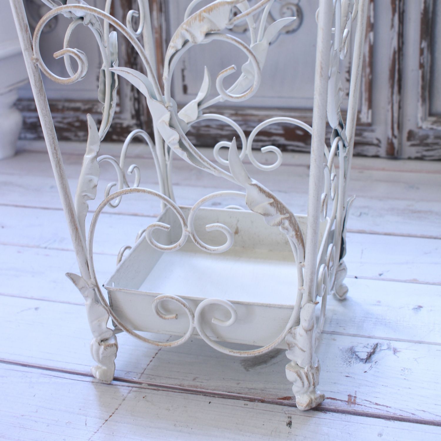 傘立て アイアン アンブレラスタンド オフホワイト セール中 可愛い