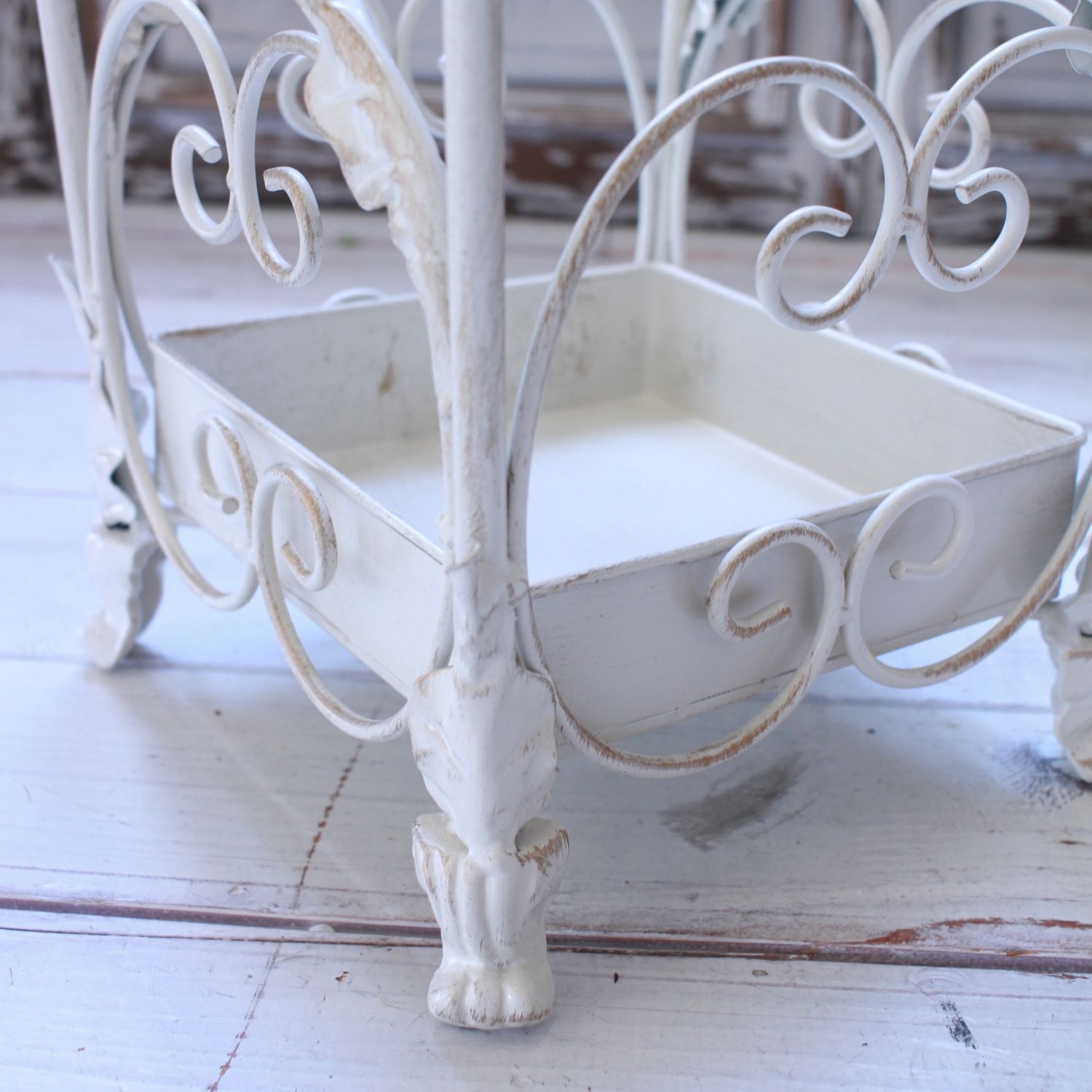 傘立て アイアン アンブレラスタンド オフホワイト セール中 可愛い