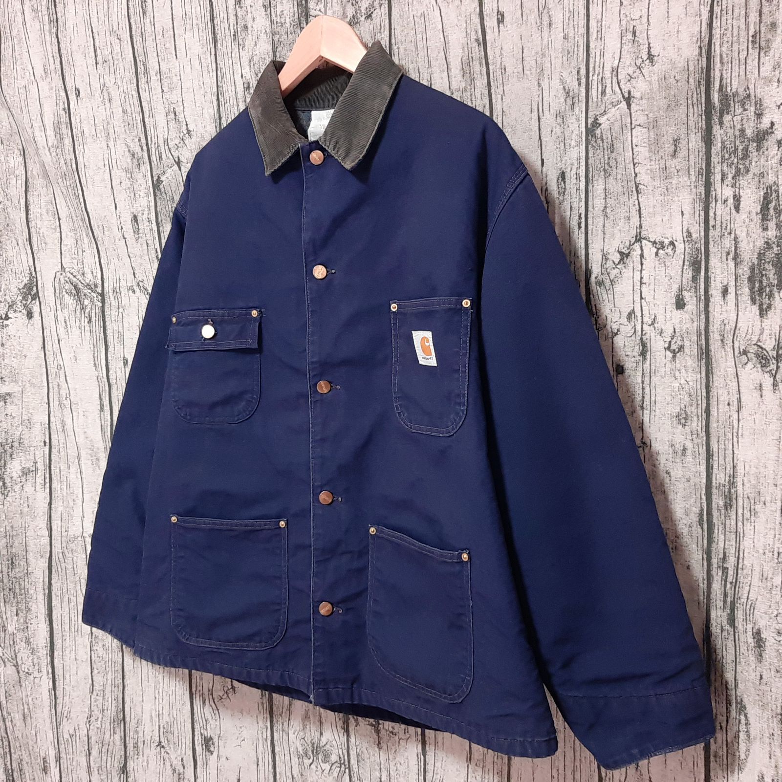 星タグ USA製 Carhartt カーハート ミシガンチョアコート 90s L 80s~90s 星タグ Carhartt ミシガンチョアコート メンズL相当