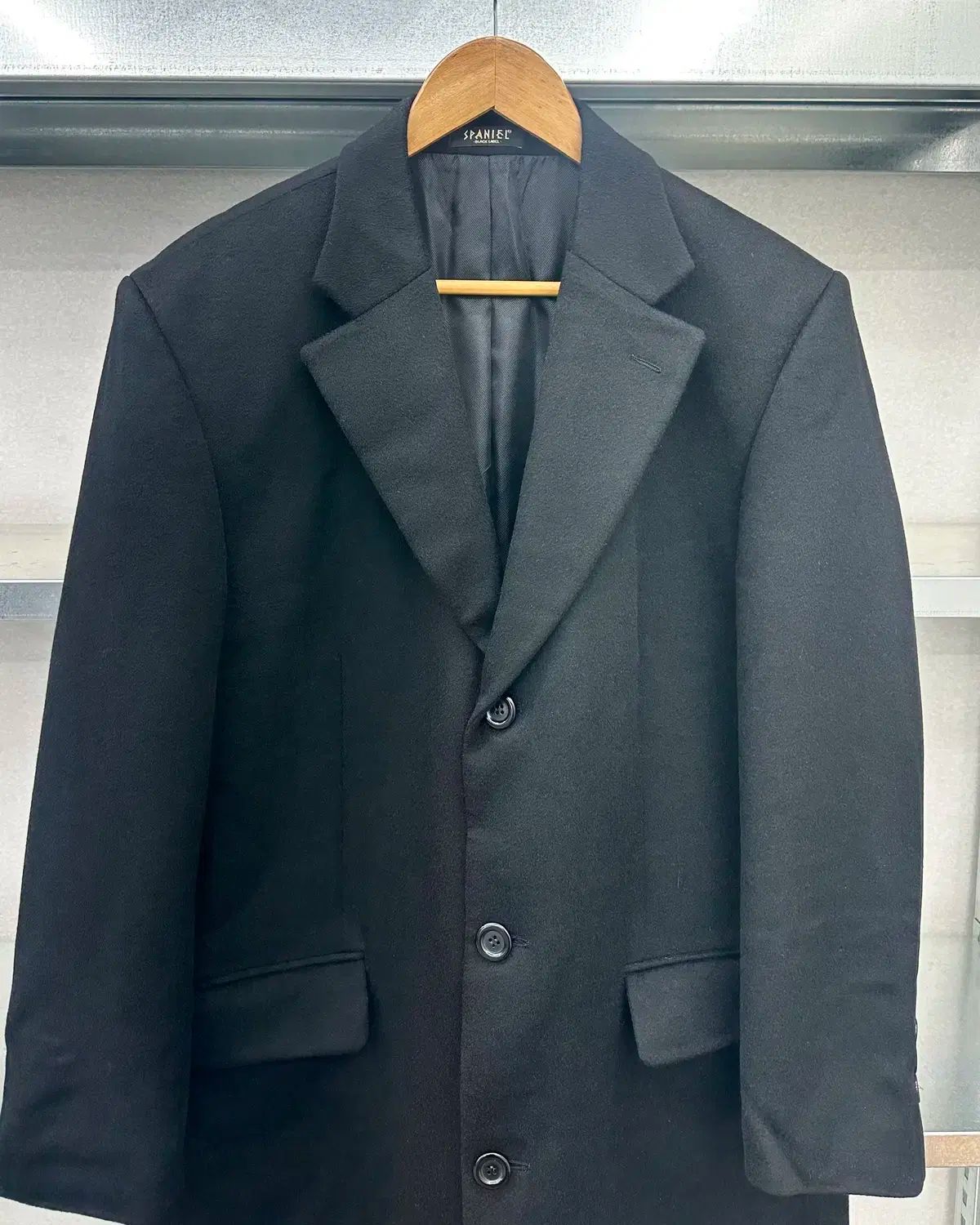 95 100 カシミア ブレンド シングルコート-M1156