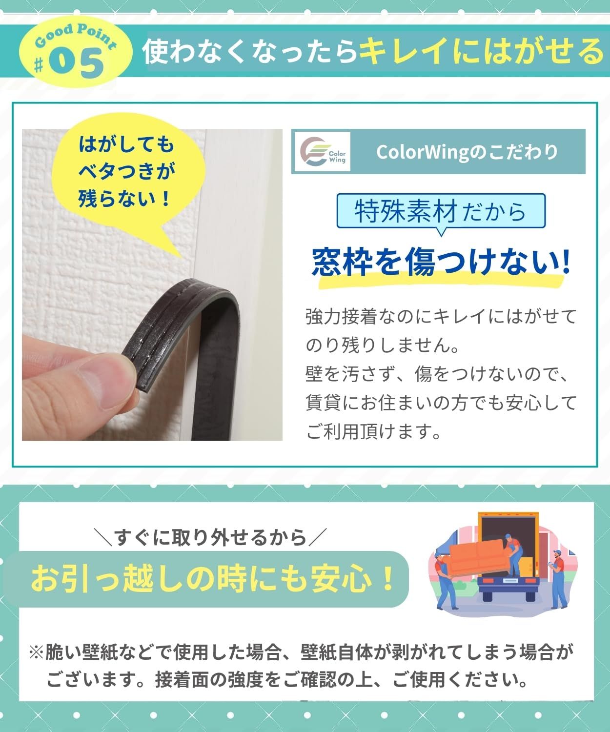 ColorWing マグネット式 DIY 網戸キット 【網目の細かさUP！】 小窓用