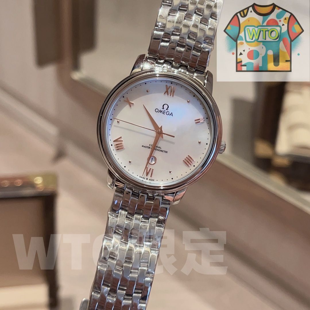  WTO通販 Omega オメガ デビュー 真珠母貝の文字盤は独創的で 模様が WTO輸入 FUK 21 腕時計(デジタル) 時計