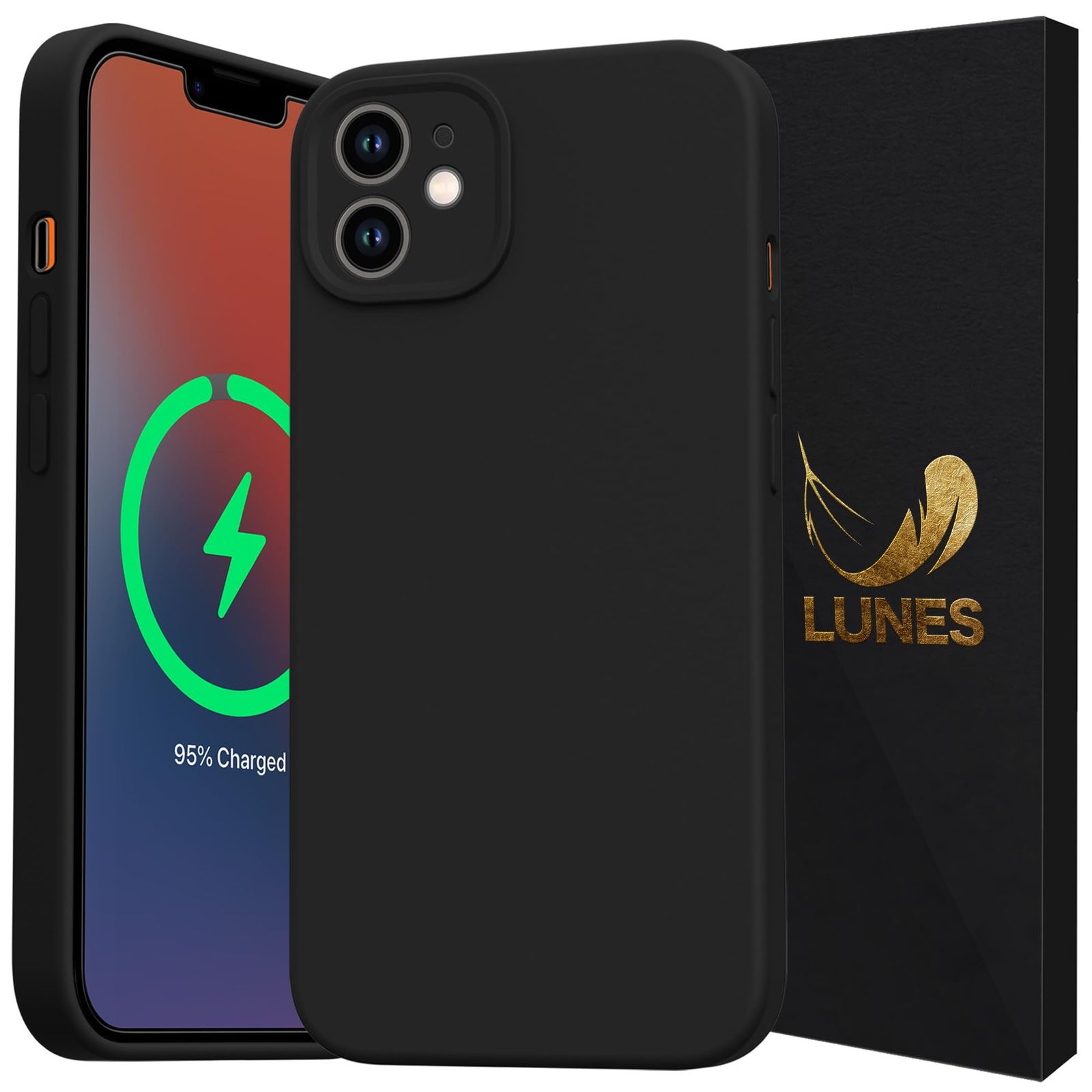 LUNES iPhone 12 mini ケース Magsafe対応 カメラ保護 スマホケース 耐衝撃 ワイヤレス充電 シンプル 全面保護 いPhone12 ミニ 用 マグセーフ対応 シリコン カバー マグネット搭載 指紋防止 黄ばみなし 