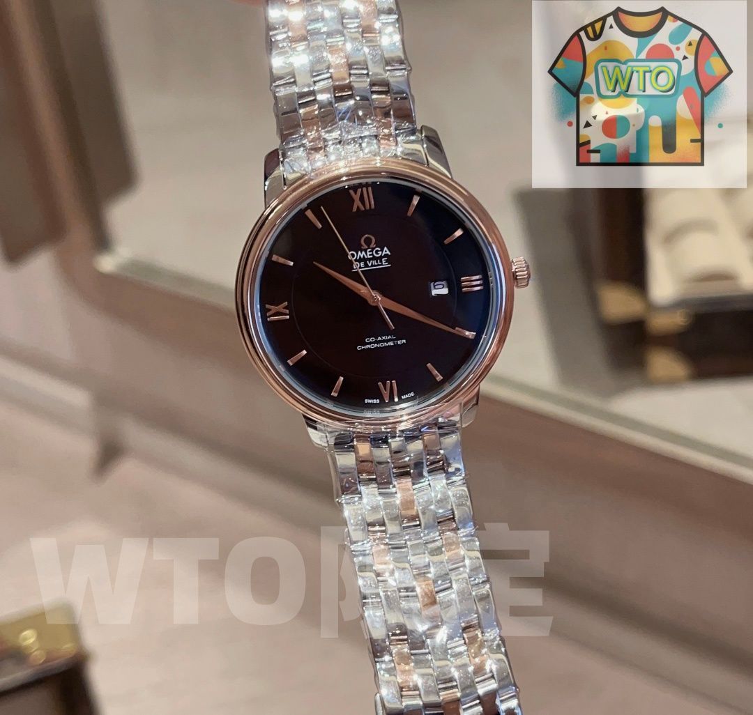 WTO通販 Omega オメガ デビュー 真珠母貝の文字盤は独創的で 模様が WTO輸入 FUK 21