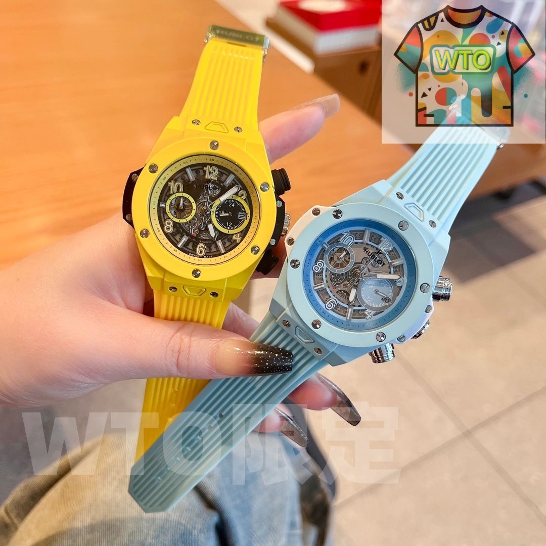  WTO通販 HUBLOT ユブロ 輸入クォーツクロノグラフムーブメント WTO輸入 AES 73 腕時計(デジタル) 時計
