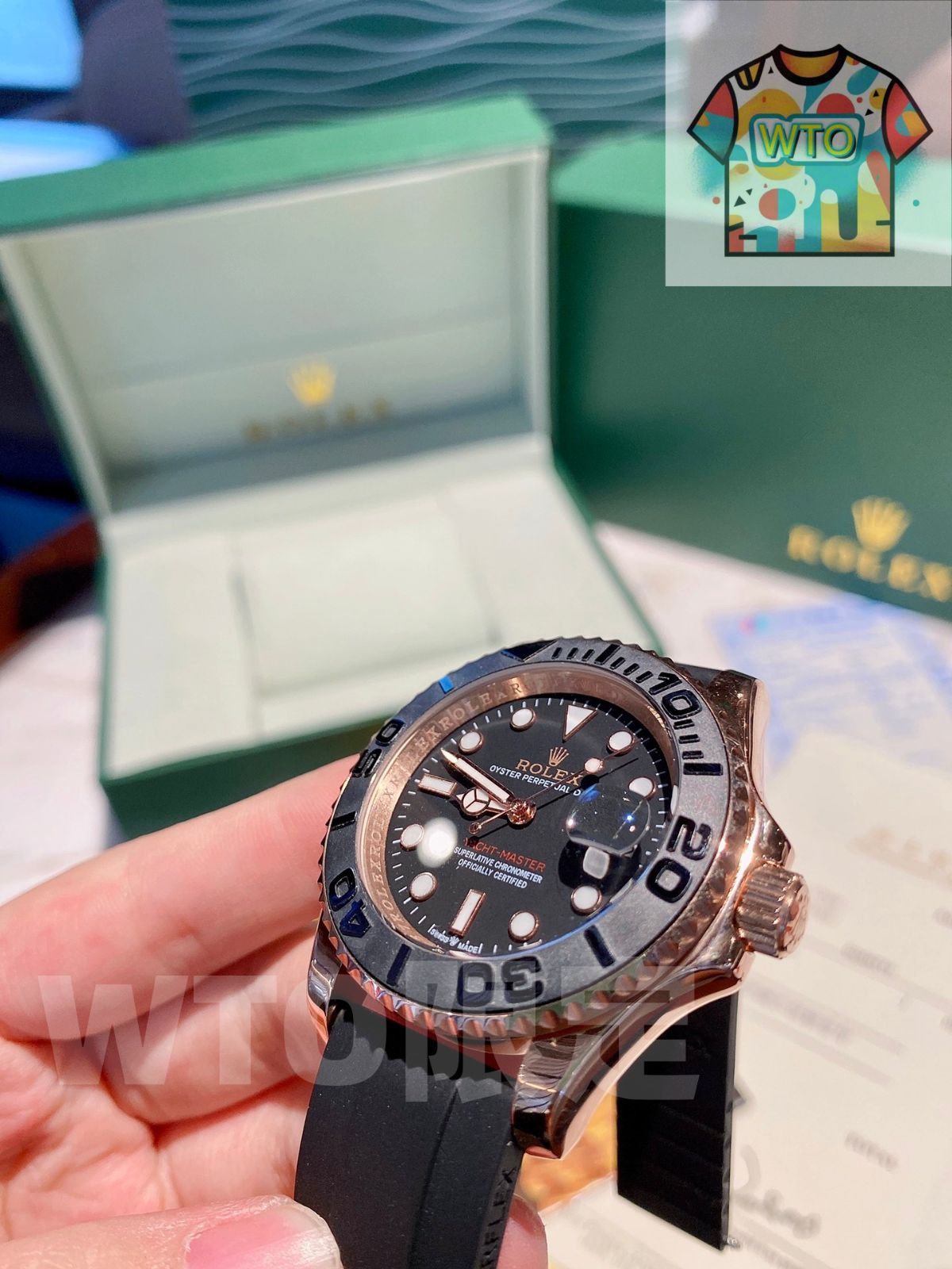 WTO通販 Rolex ロレックス ヨットマスター 自動機械 サファイアミラー-WTO輸入-NAI29