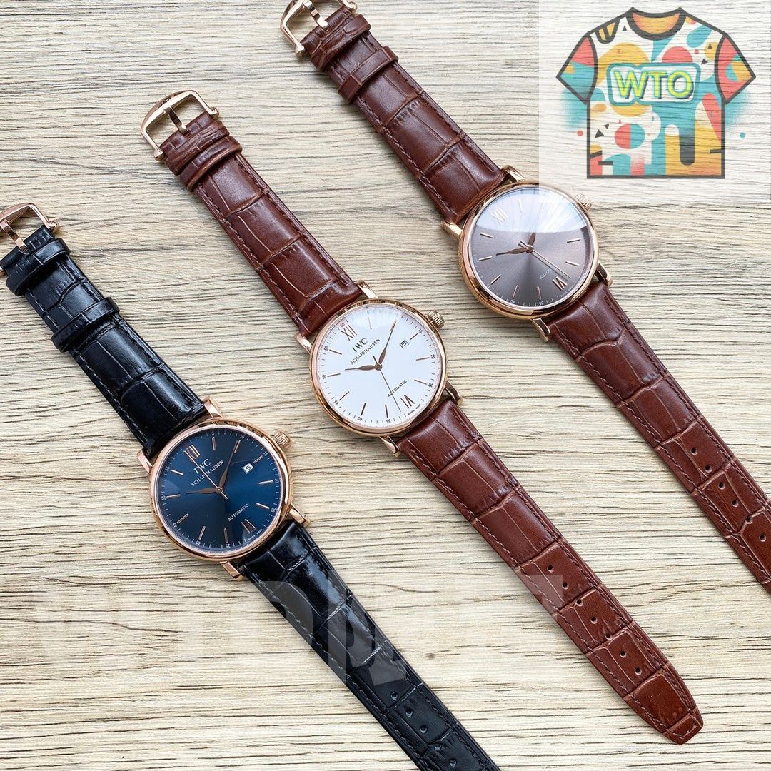 WTO通販 IWC インターナショナルウォッチカンパニー ポルトフィーノ クラシックな大三針デザイン-WTO輸入-JFI00