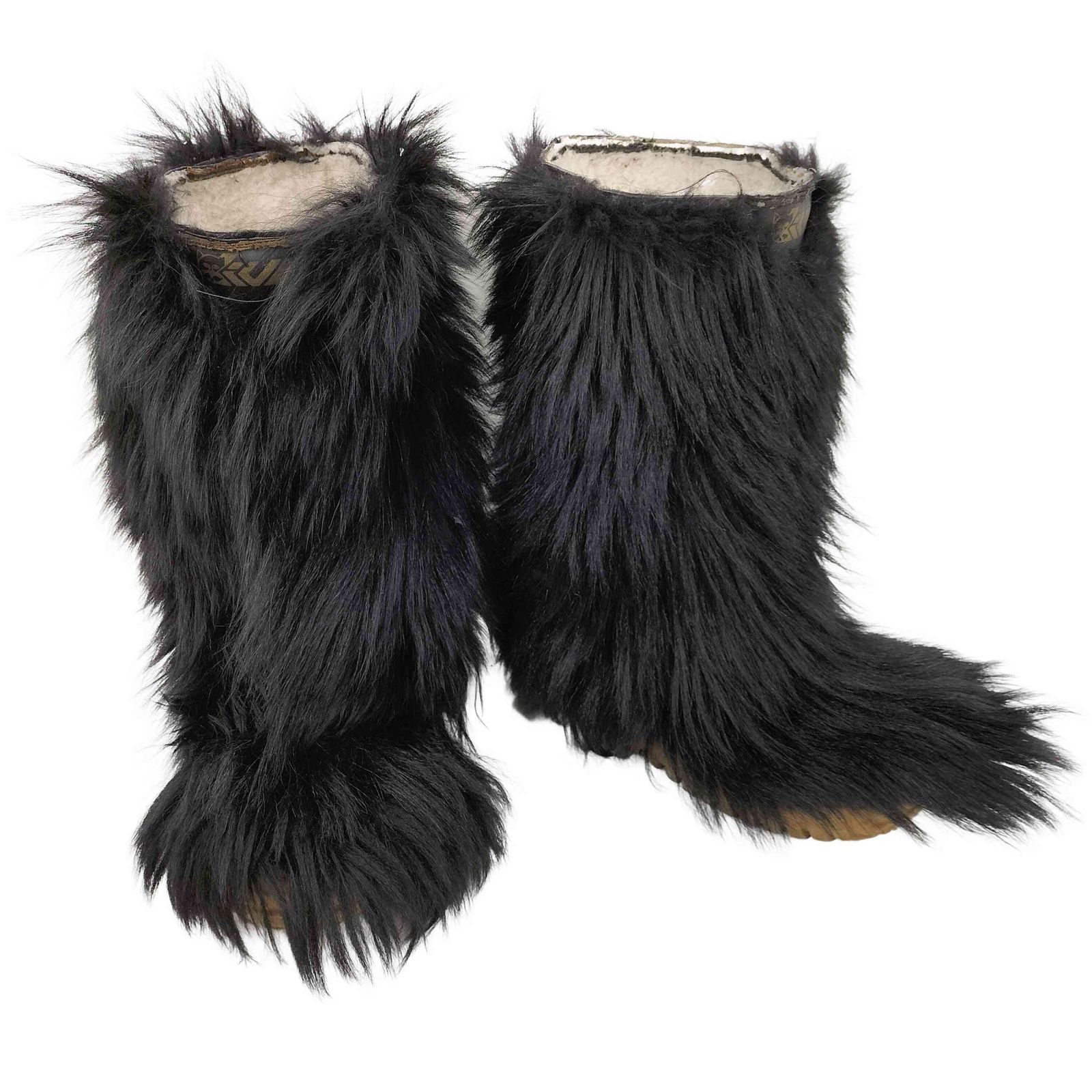 ユーズドフルギ 古着 KIVAL 裏起毛 ファー ブーツ 怪獣 ブーツ Y2K メンズ 表記無