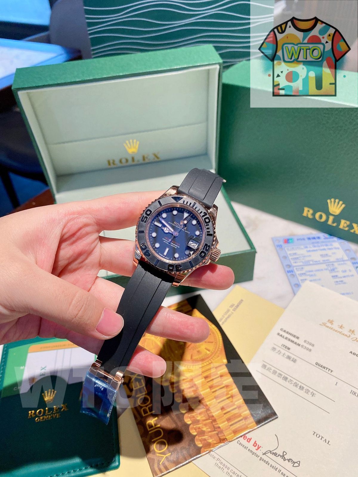 WTO通販 Rolex ロレックス ヨットマスター 自動機械 サファイアミラー-WTO輸入-NAI29