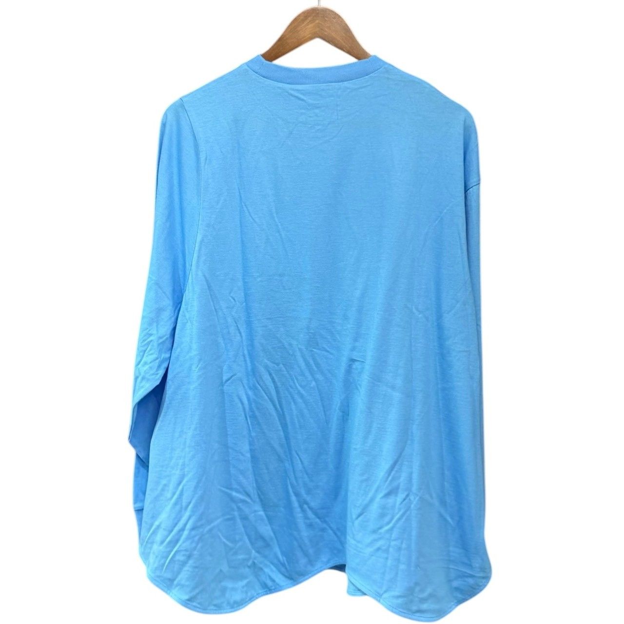 nagonstans ナゴンスタンス 25SS ソフト天竺アシンメカーブロングスリーブTシャツ 470IS780-0541 M ブルー 15006