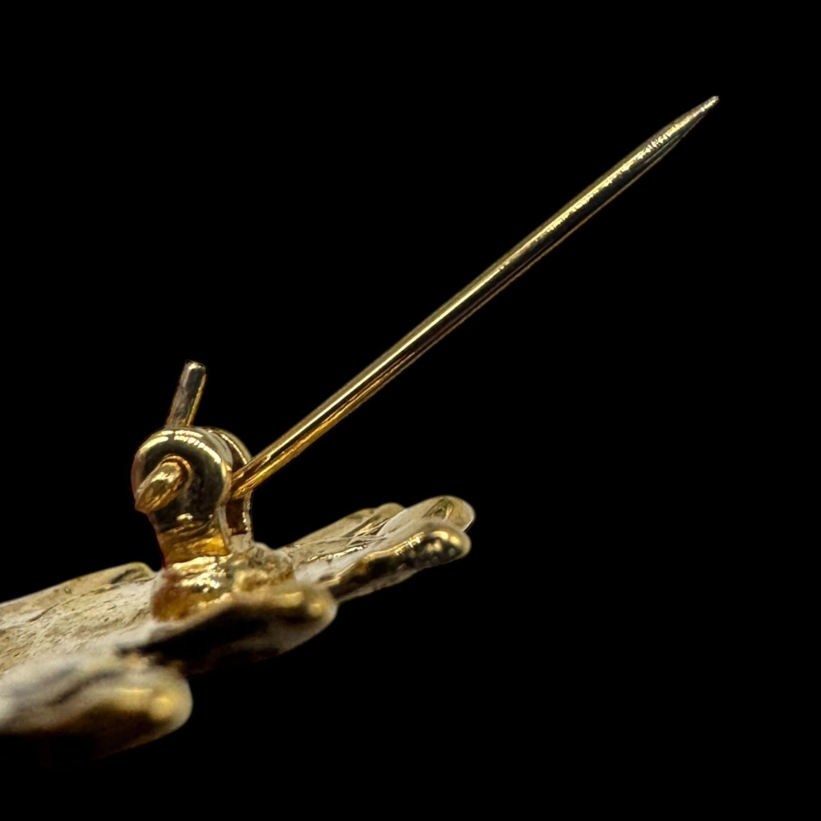 希少 Yves Saint Lauren イヴ サンローラン 大ぶり 太陽モチーフ