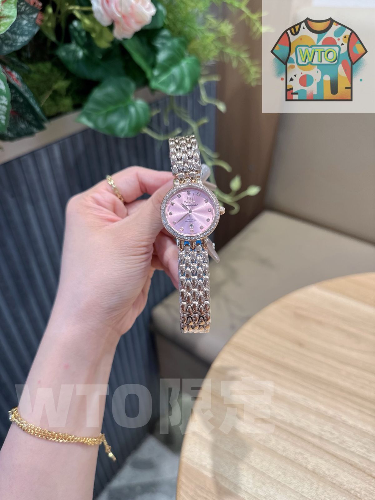 今日 OMEGA オメガ 露のしずくで連なるブレスレット