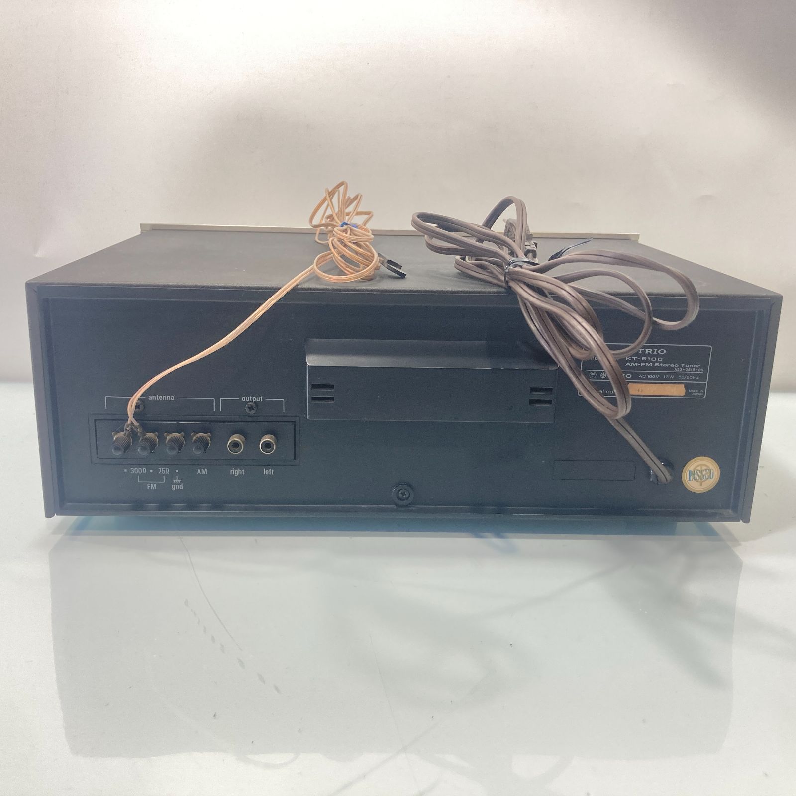 トリオ TRIO ケンウッド AM FM ステレオチューナー KT-5100 [管理No