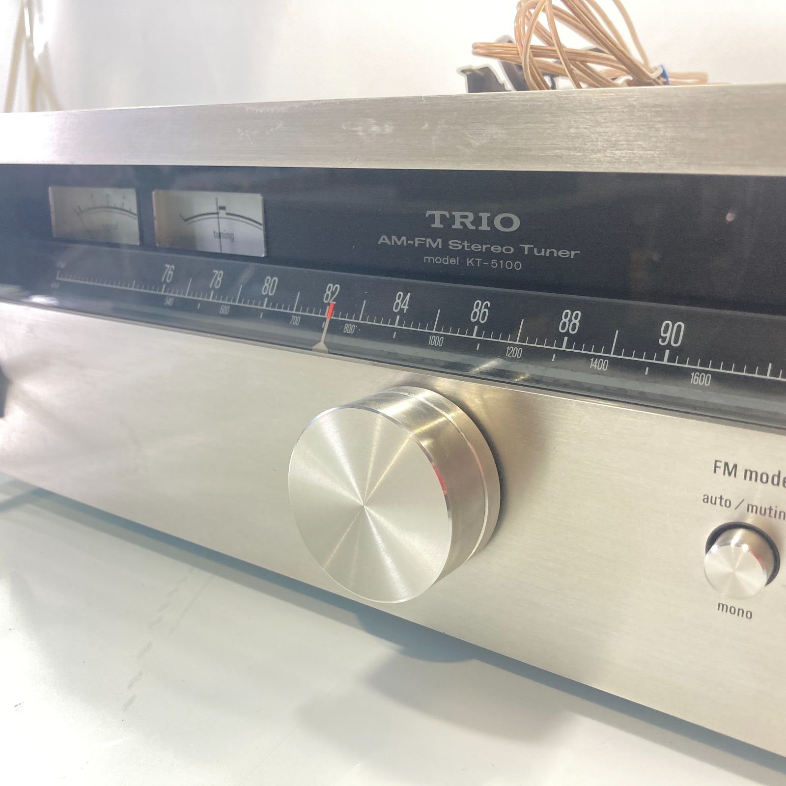 楽器・機材 トリオ TRIO ケンウッド AM FM ステレオチューナー KT-5100