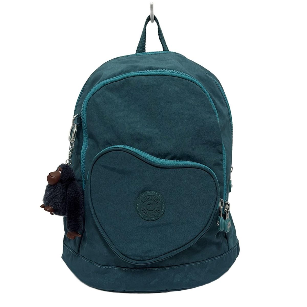 Kipling キプリング リュックサック - ブルーグリーン×ライトグリーン