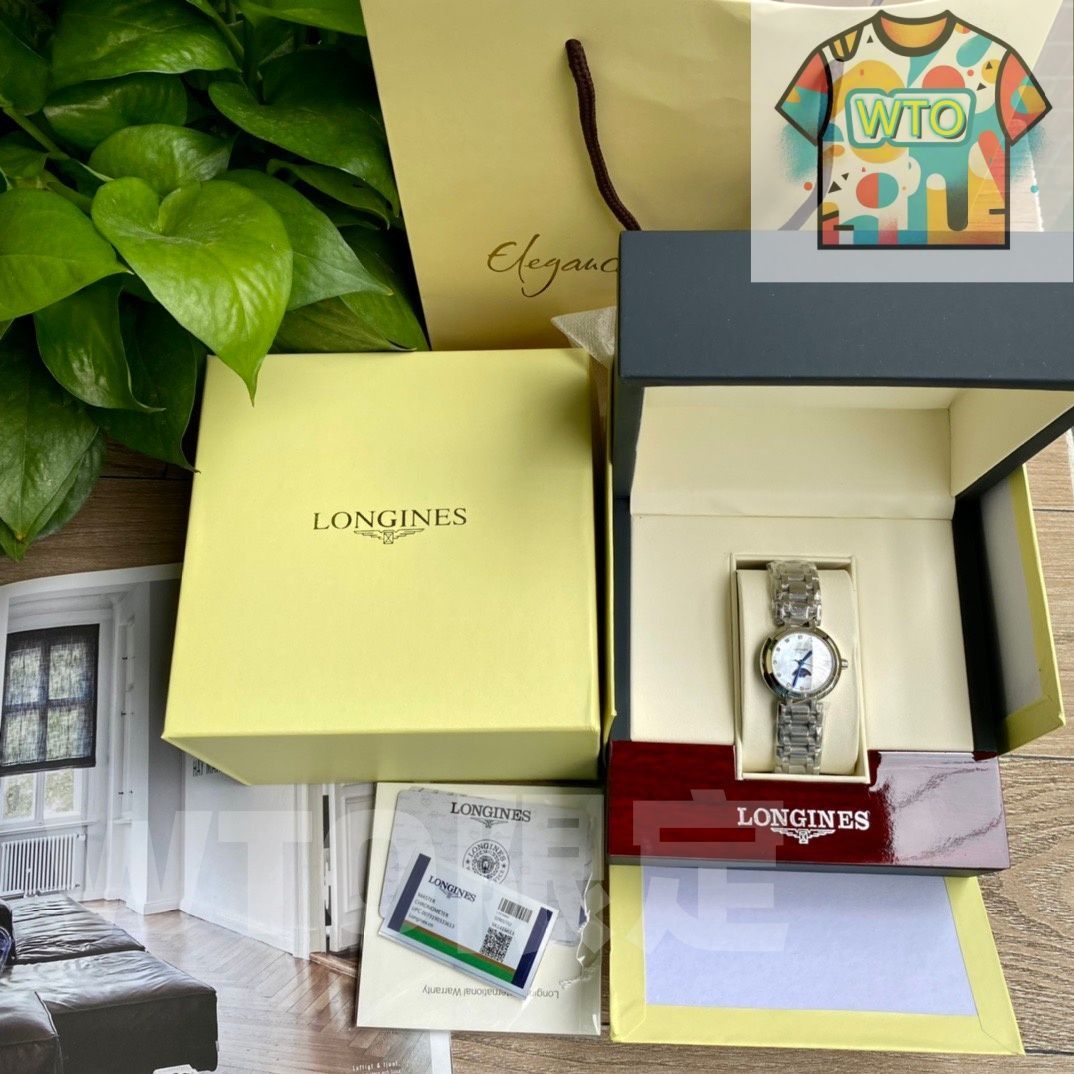 WTO通販 Longines ロンジン 心月シリーズ クォーツ腕時計 サファイアミラー 30m 防水-WTO輸入-XVC87