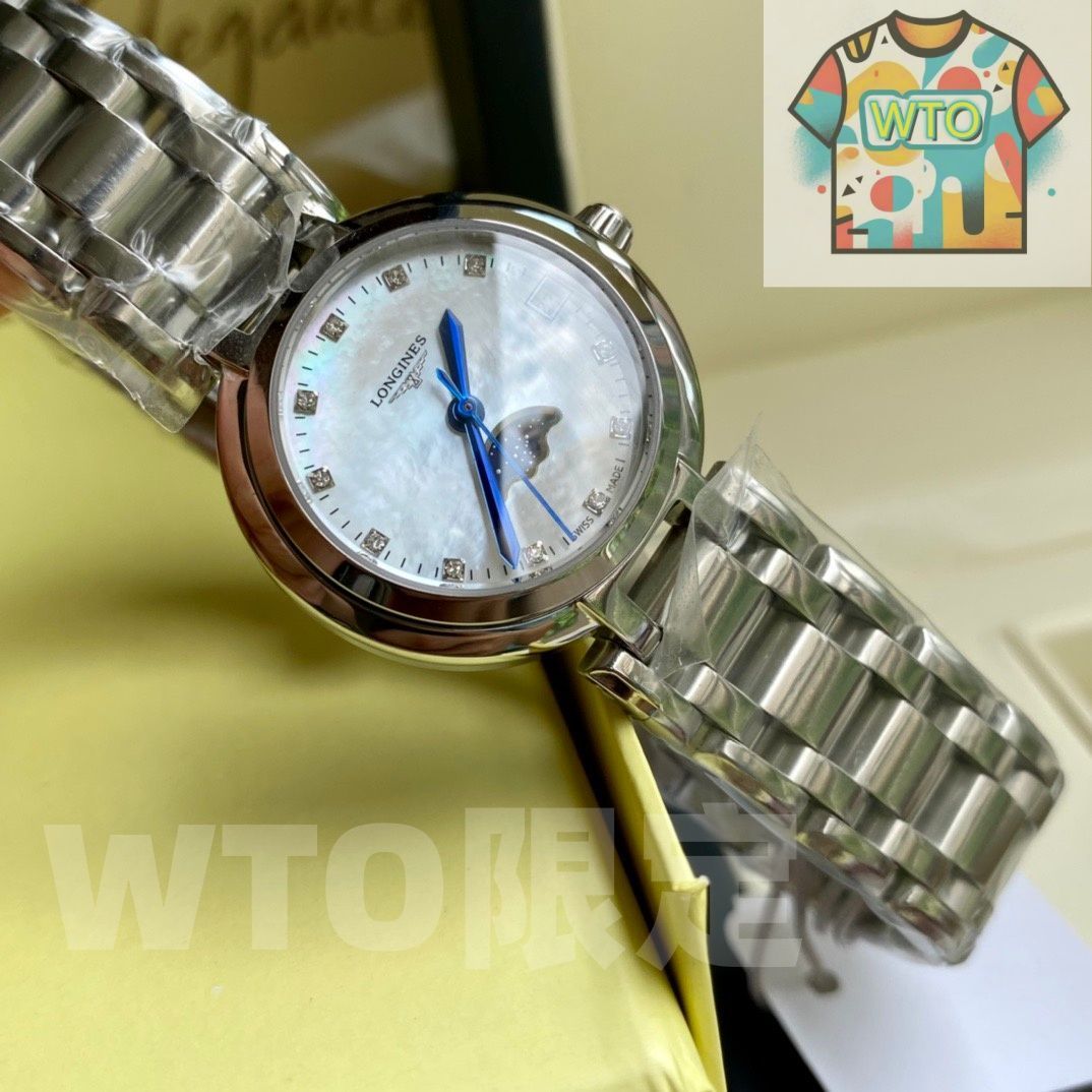 今日 Longines ロンジン 心月シリーズ クォーツ腕時計 サファイアミラー 30m 防水 MERCADOAVALIA_COM_BR