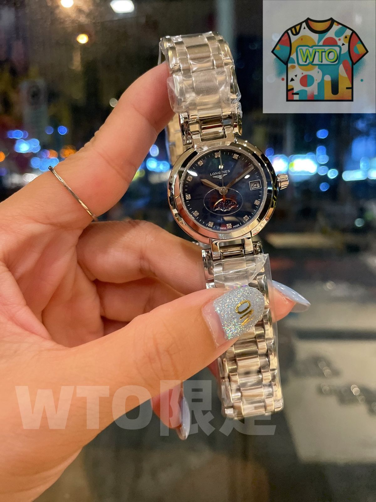 WTO通販 Longines ロンジン 心月シリーズ クォーツ腕時計 316 ステンレススチールケース WTO輸入 UJV 21
