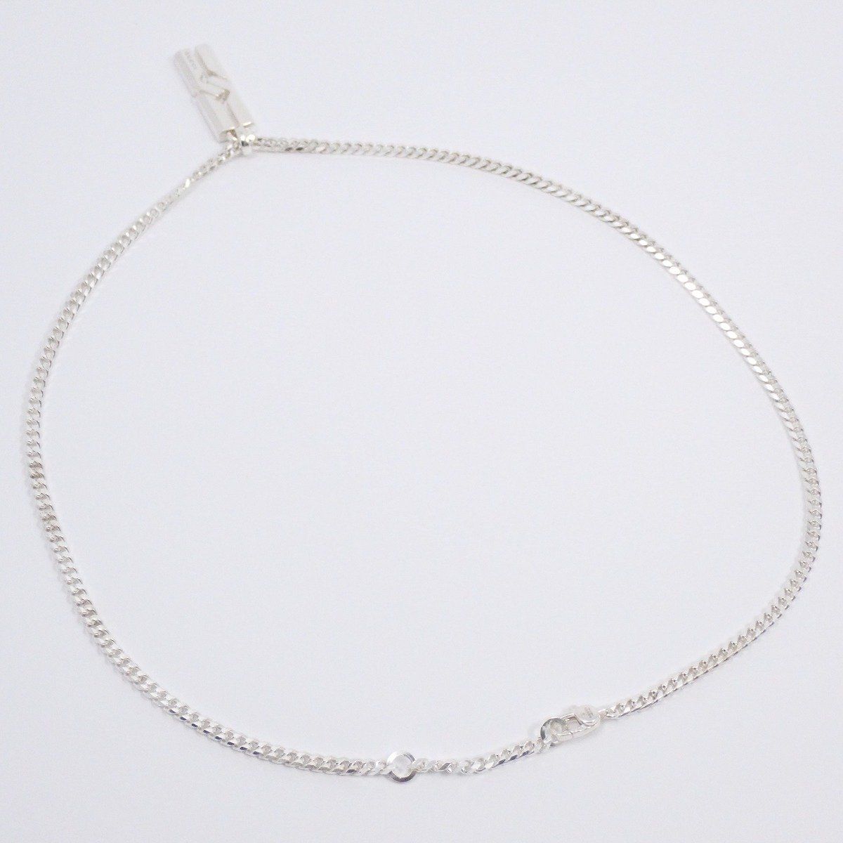 工場 GUCCI グッチ ノット プレート 喜平チェーン ネックレス シルバー