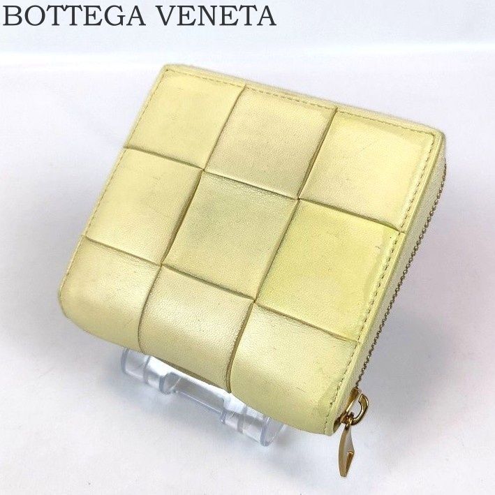 BOTTEGA VENETA ボッテガヴェネタ カセット 二つ折り財布 ラウンド