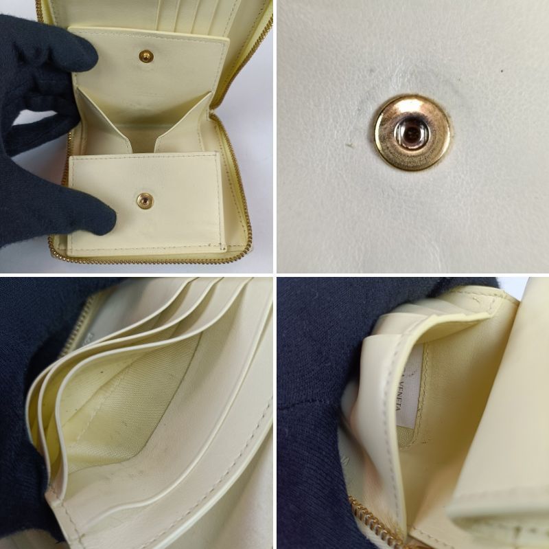 BOTTEGA VENETA ボッテガヴェネタ カセット 二つ折り財布 ラウンド