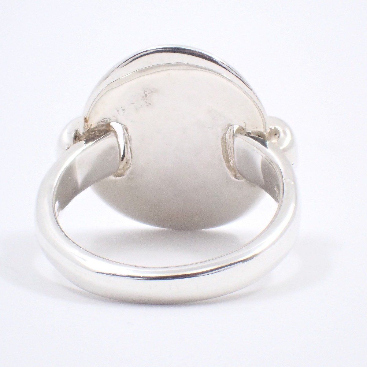 TRUSSARDI トラサルディ オーバル リング 指輪 シルバー925 9号【い