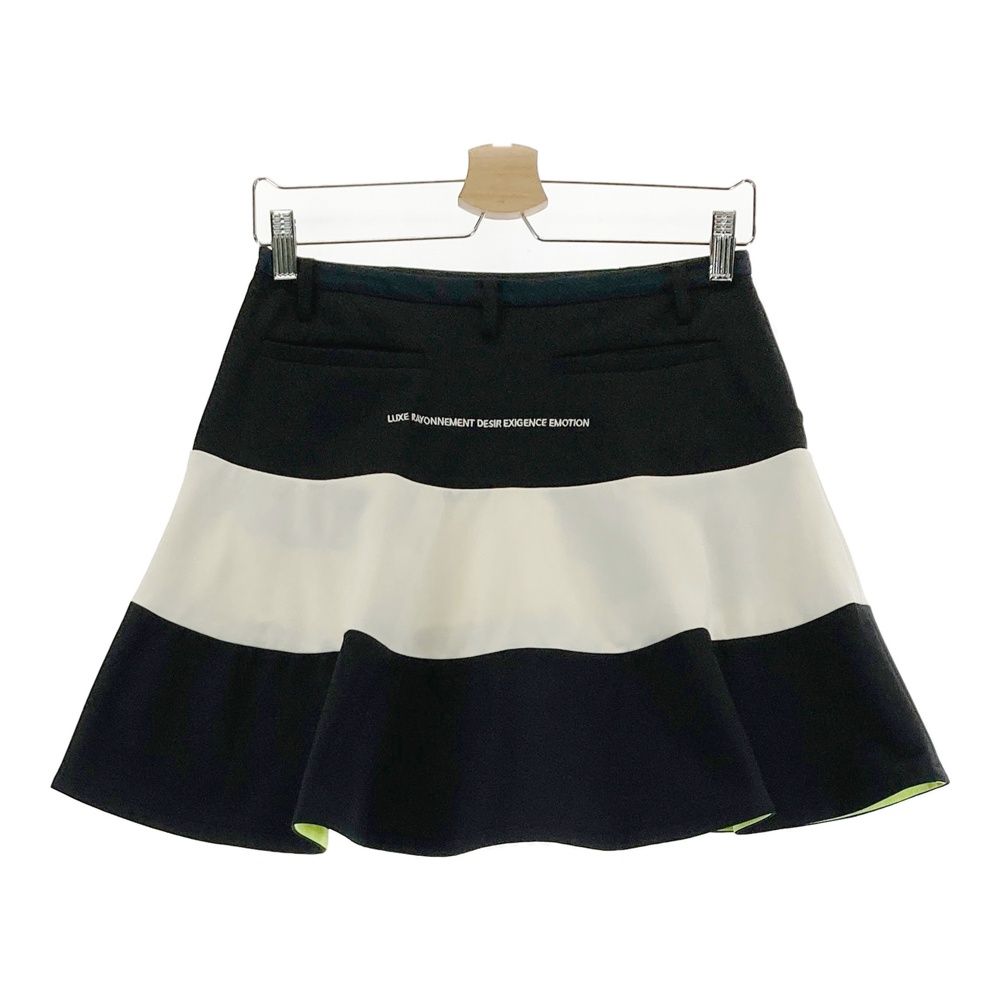 サイズ：L LANVIN SPORT ランバン スポール フレアスカート ブラック系