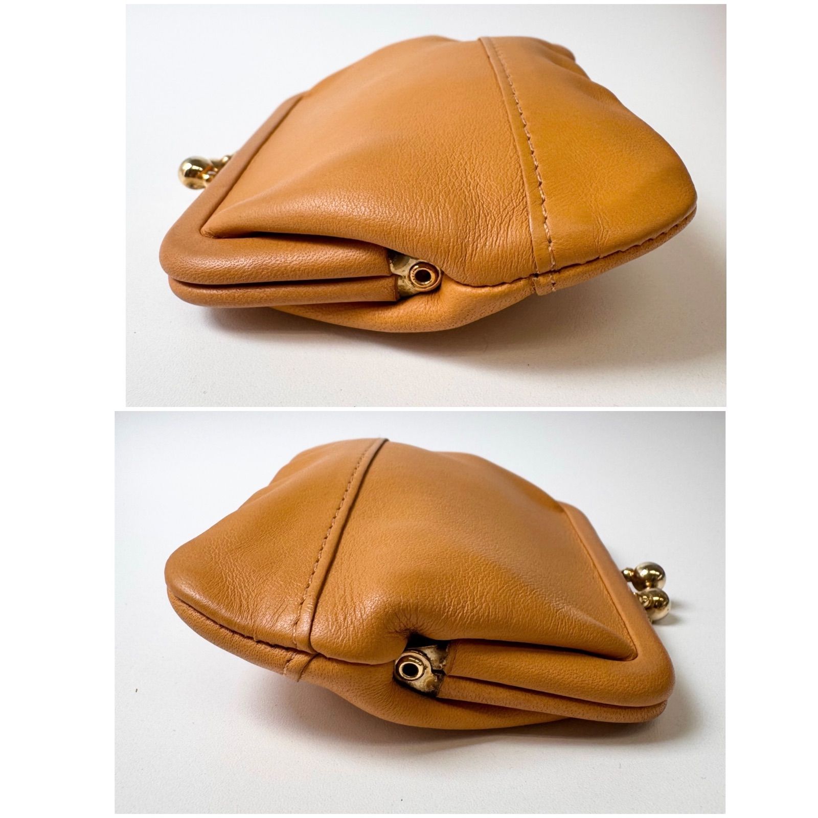 小銭入れ グラブタンレザー