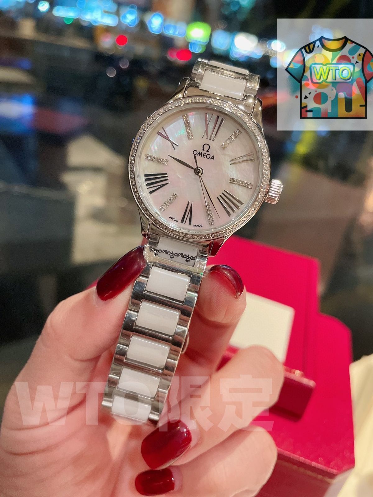 WTO通販 Omega オメガ 316Lステンレススチール製ケースを採用-WTO輸入-GMR25