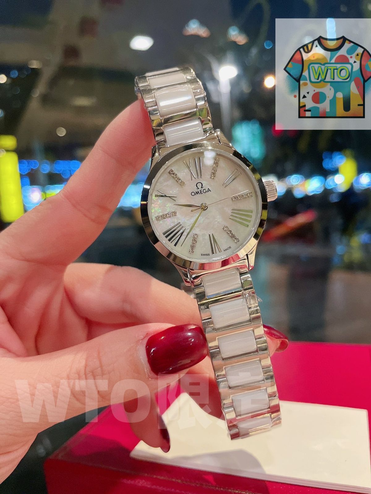 WTO通販 Omega オメガ 316Lステンレススチール製ケースを採用-WTO輸入-HHU96