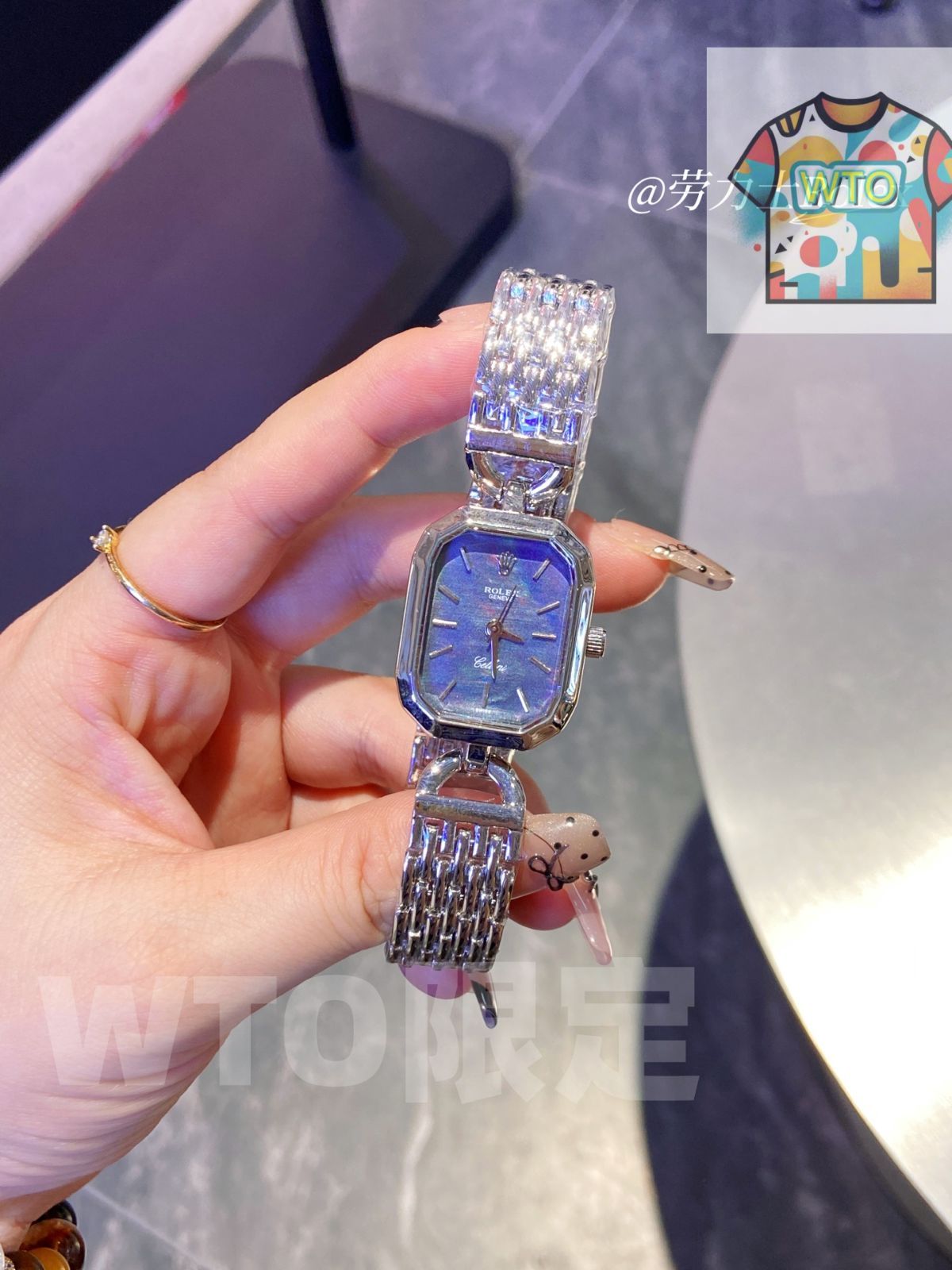 WTO通販 Rolex ロレックス スモールスクエア 25 mm 精巧 感あり-WTO輸入-KRZ 24