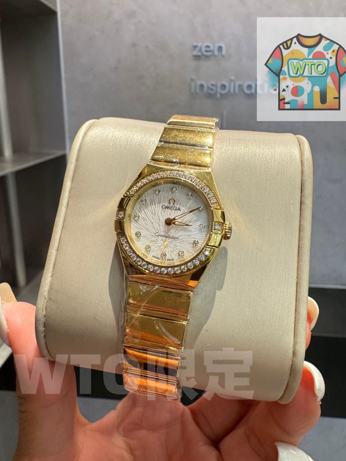 総額 今日 Omega オメガコンステレーション ポリッシュ仕上げ 花火ダイヤル ダイヤベゼル可 当店の商品全て正規品！