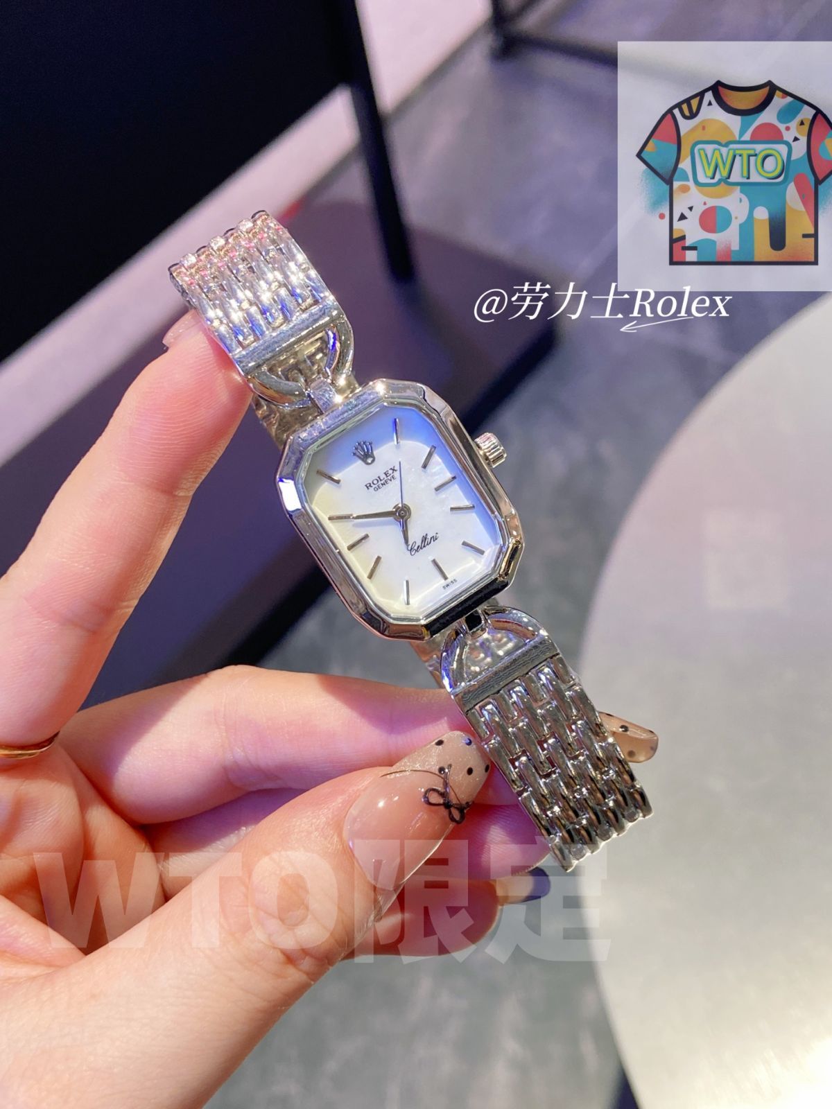 WTO通販 Rolex ロレックス スモールスクエア 25mm 精巧 感あり-WTO輸入-KRZ24