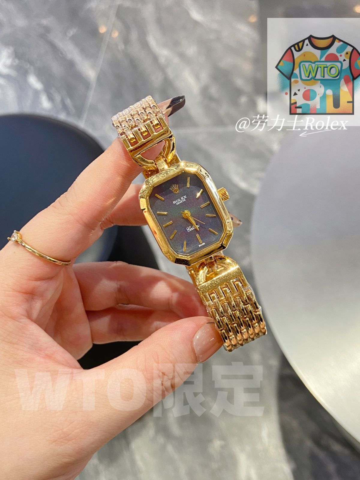 今日 Rolex ロレックス スモールスクエア 25mm 精巧 感あり