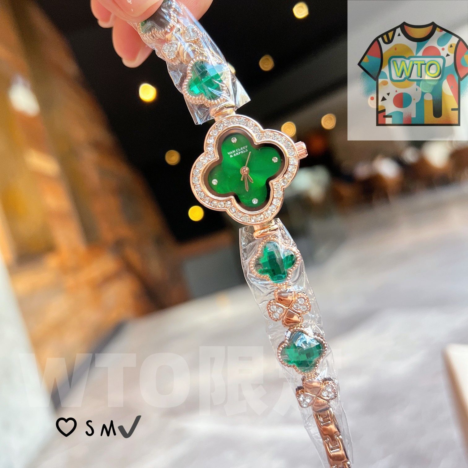 WTO通販 Van Cleef - Arpels ヴァンクリーフ＆アーペル クローバー ダイヤモンド装飾-WTO輸入-EWL 37